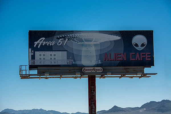 USA, Nevada, Area 51, Alien Cafe