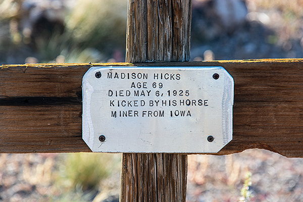 USA, Nevada, Friedhof Goldfield