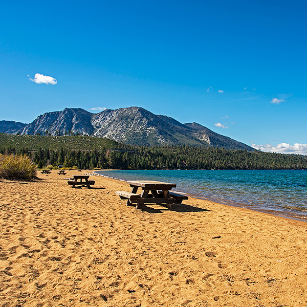 Kalifornien - Lake Tahoe, Baldwin Beach